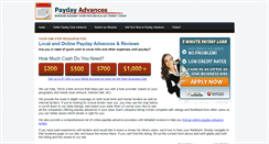 Desktop Screenshot of paydayadvancesreviewed.com